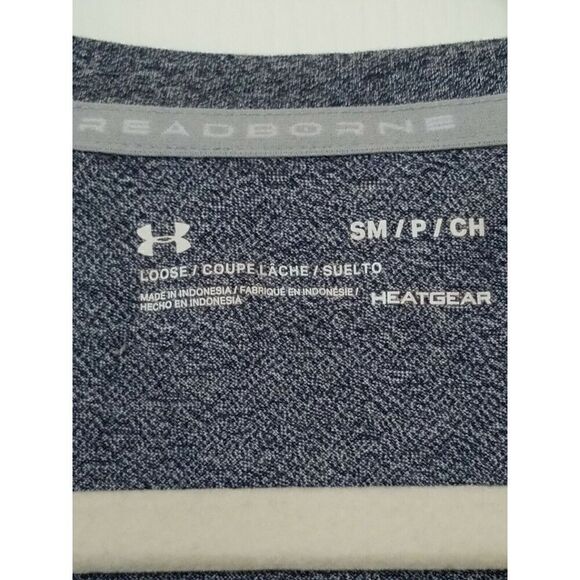 Under Armour T-Shirt Small Gray Womens Lasell College Loose Fit - Picture 4 of 5